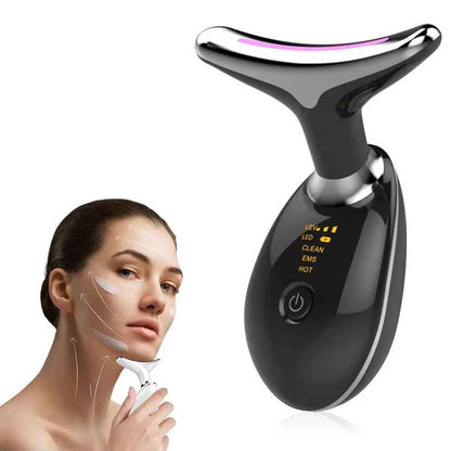 7-Color EMS LED Neck & Facial Massager