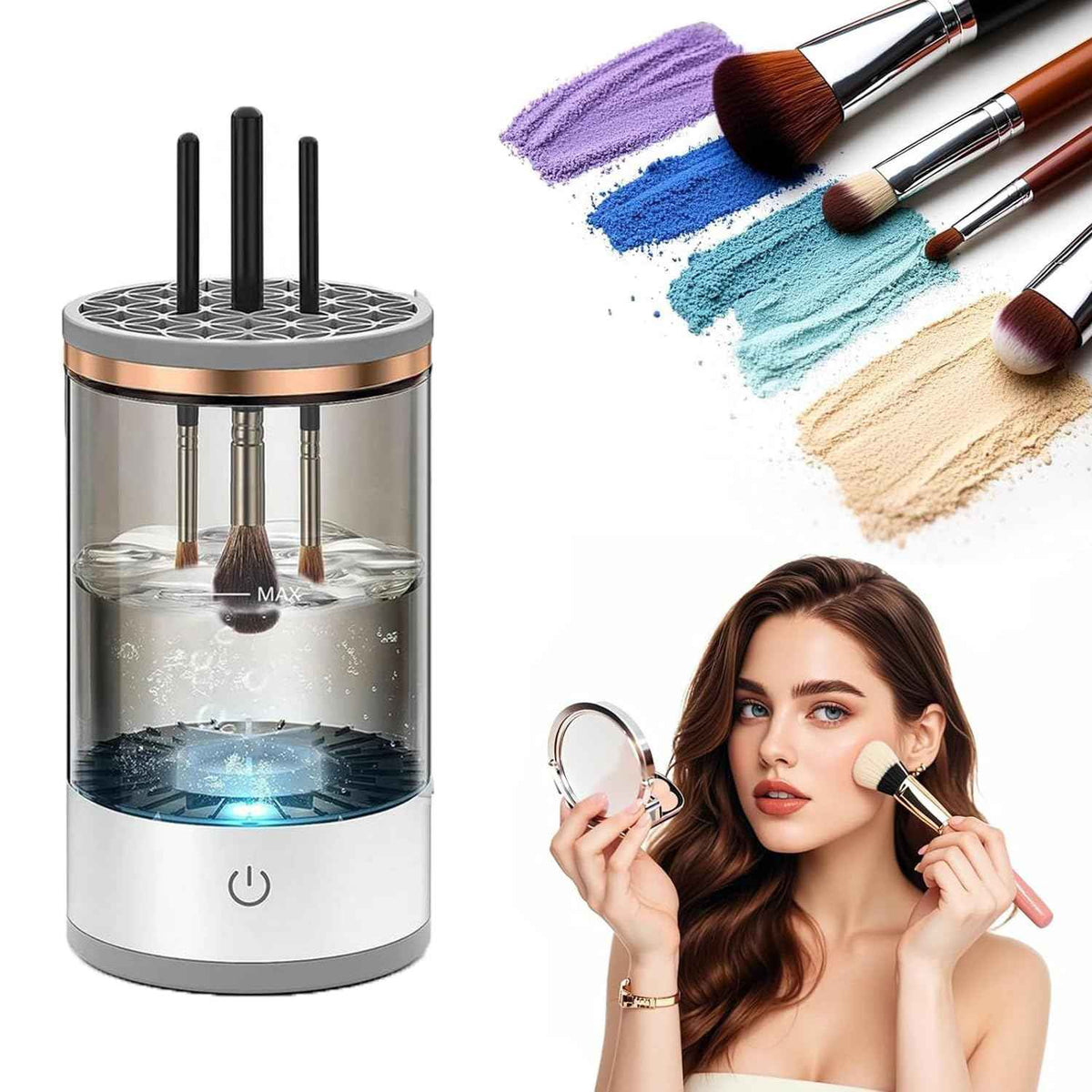 Electric Makeup Brush Cleaner