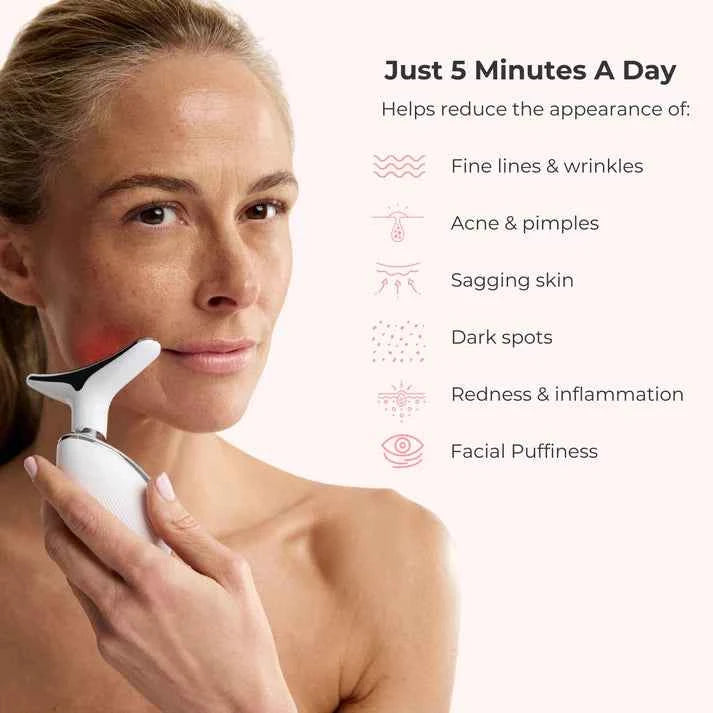 7-Color EMS LED Neck & Facial Massager