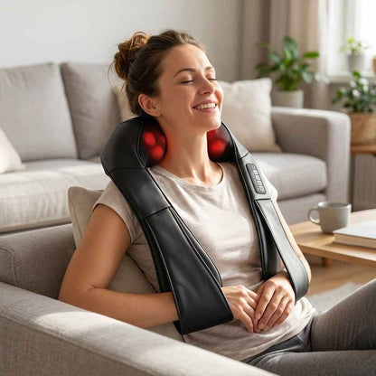 Shiatsu 4D Kneading Neck & Shoulder Massager with Heat — Signature Edition