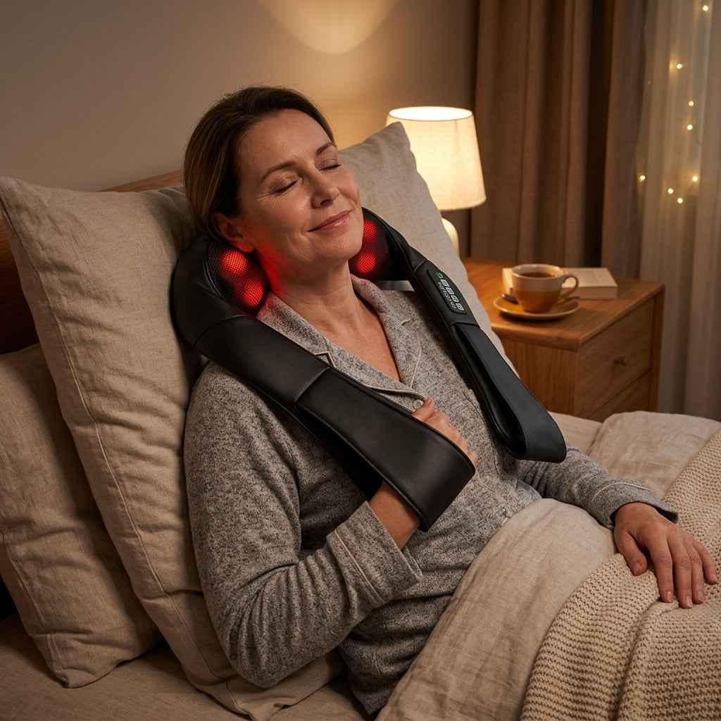 Shiatsu 4D Kneading Neck & Shoulder Massager with Heat — Signature Edition