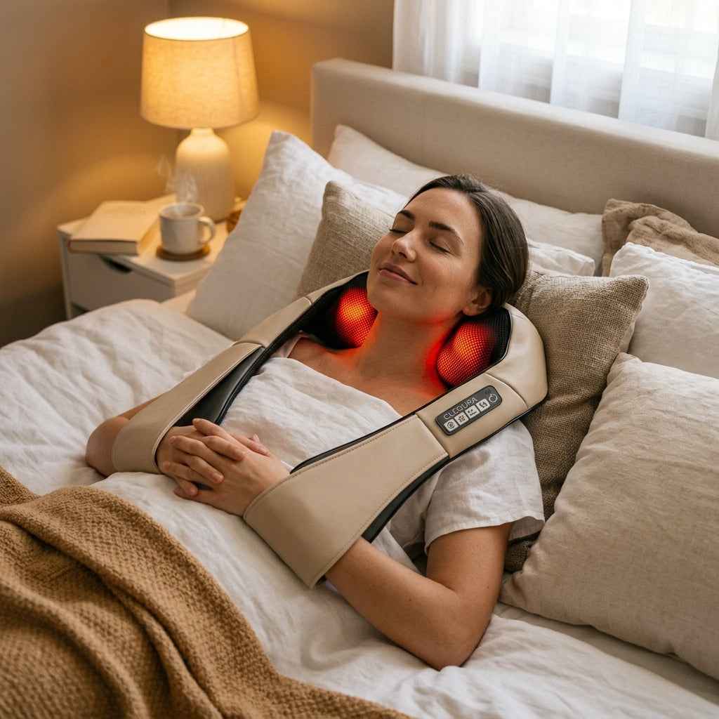 Shiatsu 4D Kneading Neck & Shoulder Massager with Heat — Signature Edition
