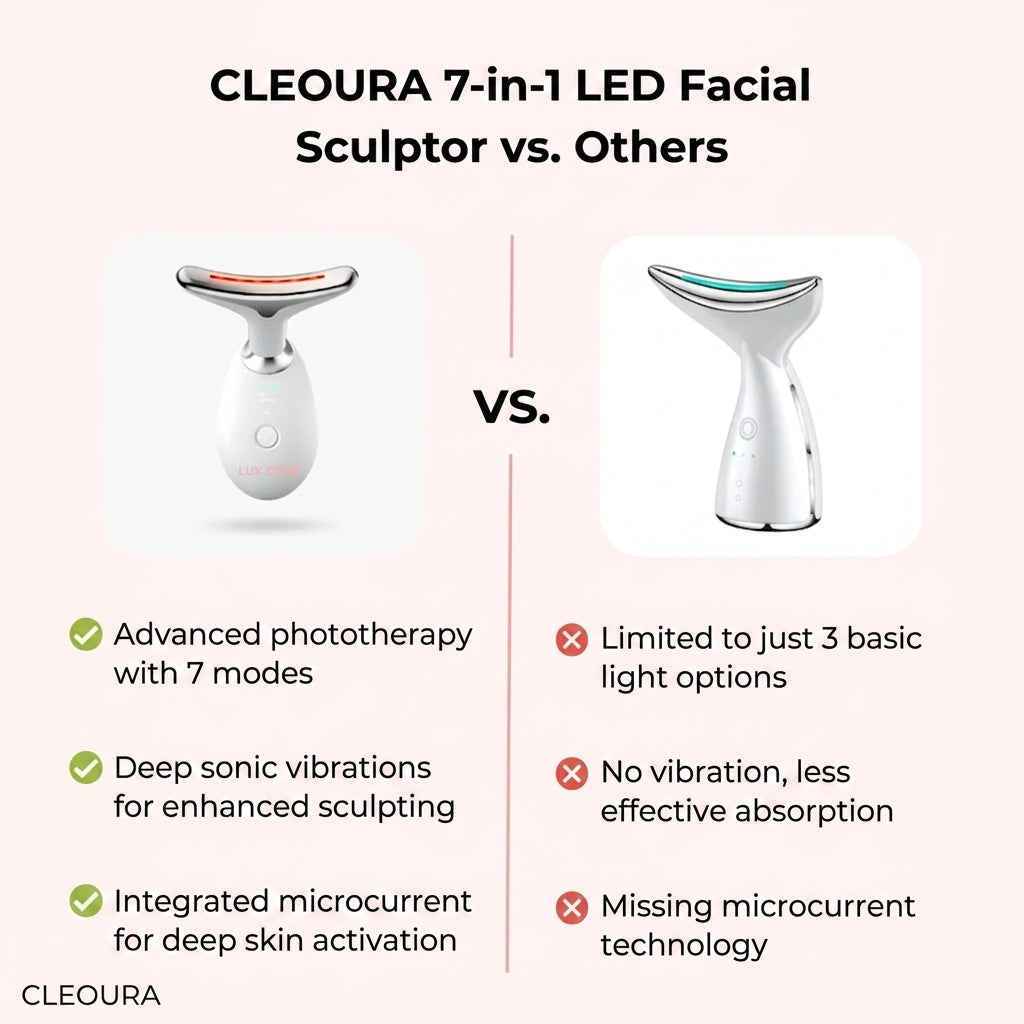 7-Color LED & EMS Facial Massager