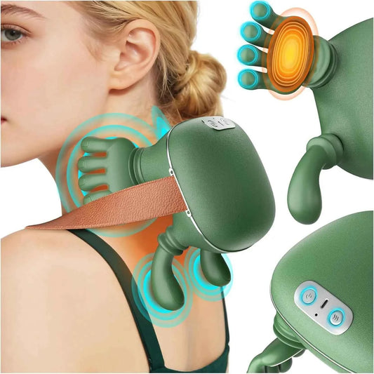 Shiatsu 4D Kneading Neck, Shoulder & Back Massager with Heat
