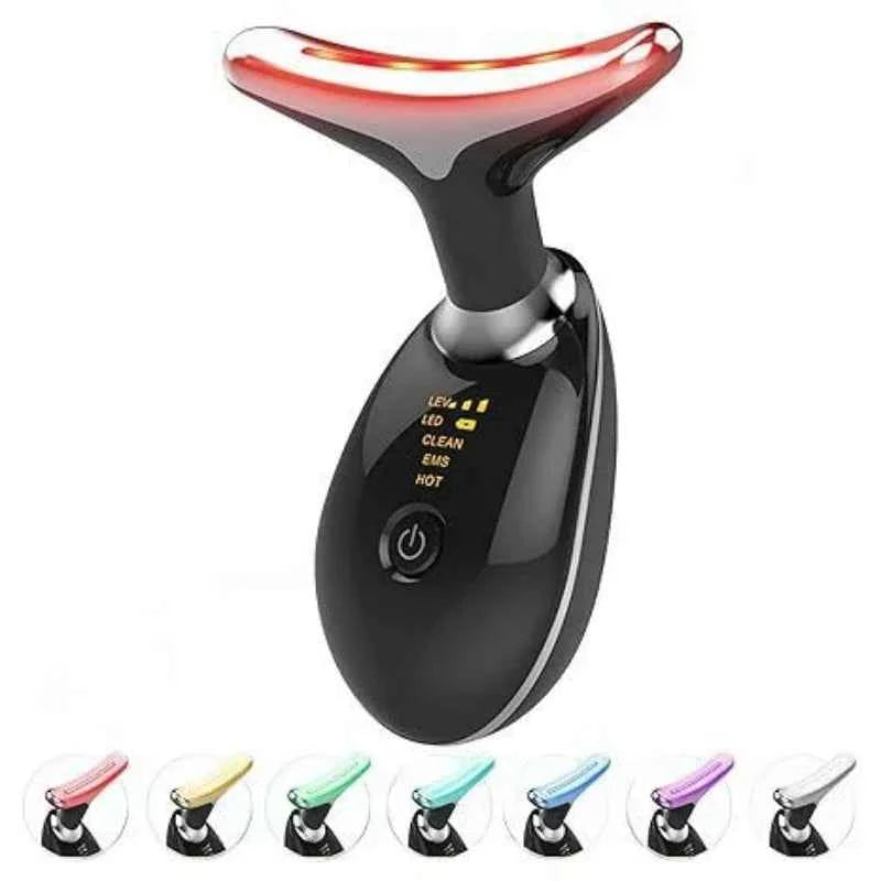 7-Color EMS LED Neck & Facial Massager
