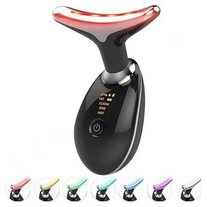 7-Color EMS LED Neck & Facial Massager