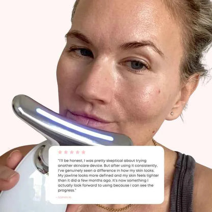 7-Color EMS LED Neck & Facial Massager