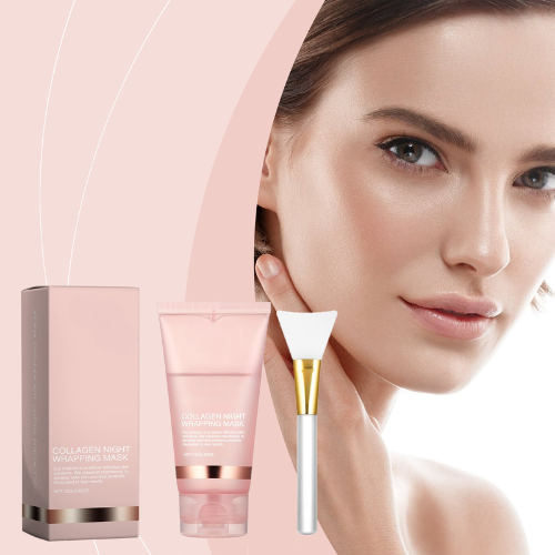 Collagen Night Wrapping Mask - before and after