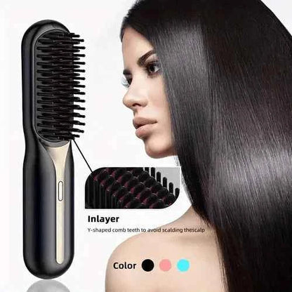 Rechargeable Ionic Straightening Brush