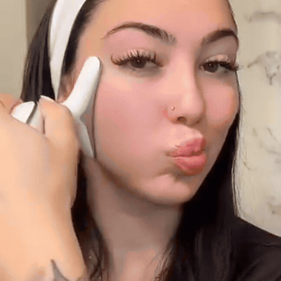 7-Color EMS LED Neck & Facial Massager - product demo