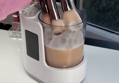 Electric Makeup Brush Cleaner Kit - product demo