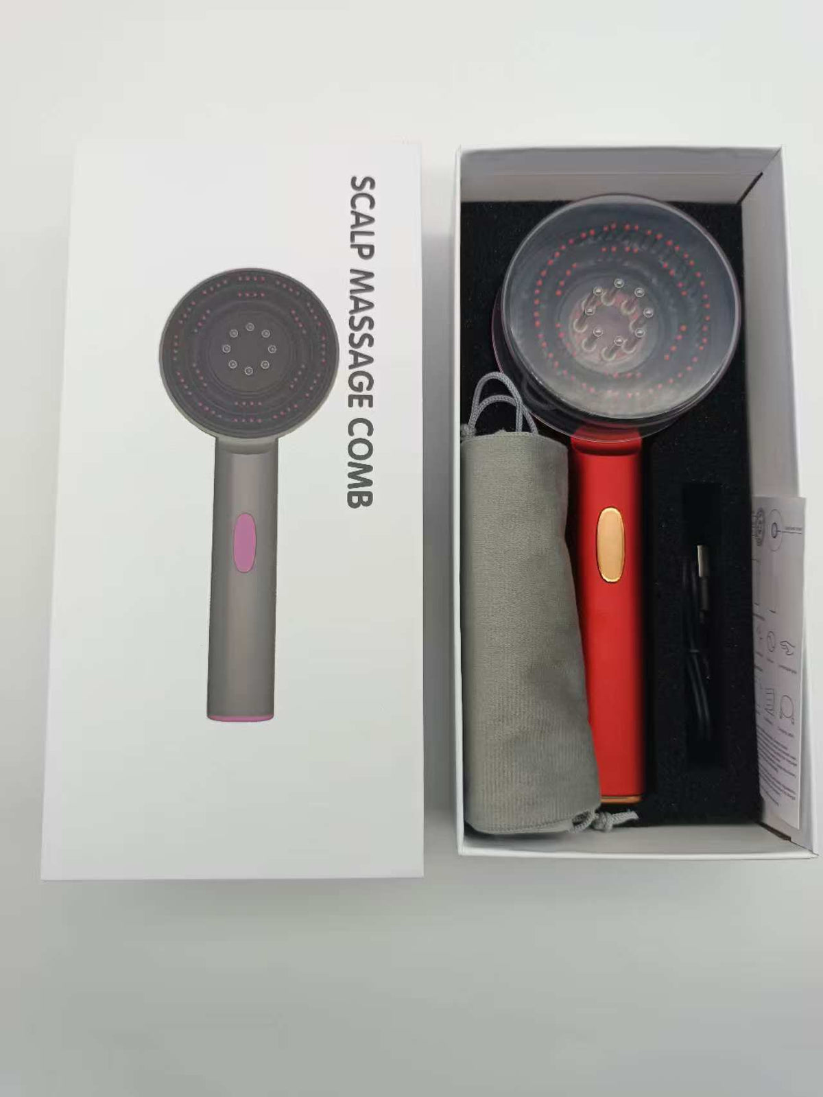 Scalp Hair Care Massage Comb - charging