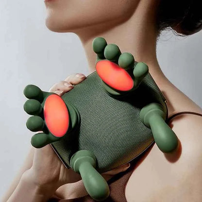 Shiatsu 4D Kneading Neck, Shoulder & Back Massager with Heat