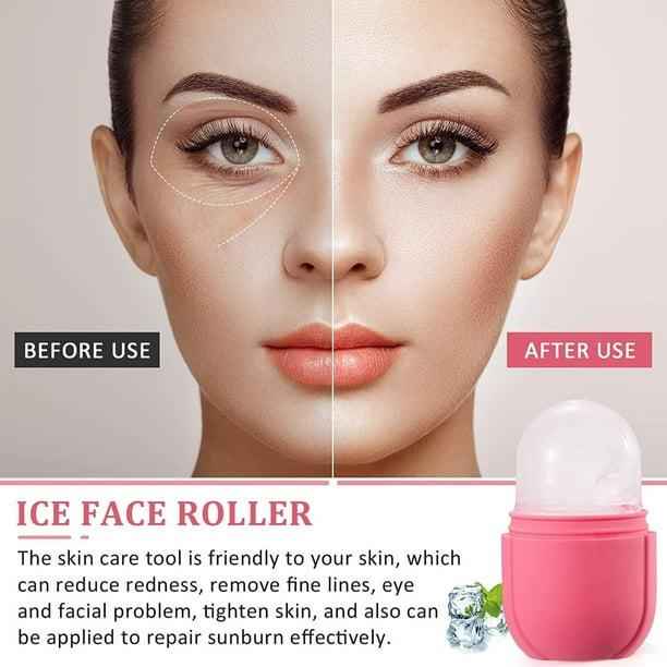 Ice Roller Facial Massage Set – Cooling Gua Sha Skincare Tool